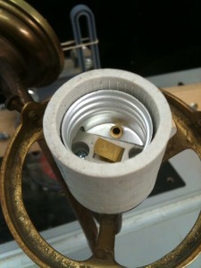 new lamp socket - bocker fixture